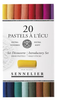 Set of dry pastels Sennelier 20 half basic