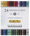 Set of dry pastels Sennelier 24 pcs basic shades