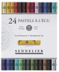 Set of dry pastels Sennelier 24 pcs basic shades