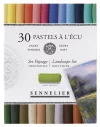 Set of dry pastels Sennelier 30 halves landscape
