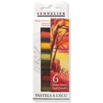 Száraz pasztell készlet Sennelier 6 db fél, Autumn Landscape