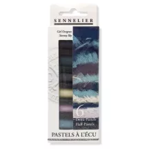 Száraz pasztell készlet Sennelier 6 db fél, Stormy Sky