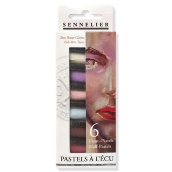 Száraz pasztell készlet Sennelier 6 db fél, Halvány Skin Tones