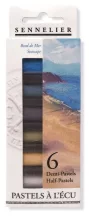 Száraz pasztell készlet Sennelier 6 db fél, Seascape
