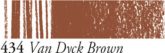 Sennelier Pasztell Ceruza – 434 Van Dyck Brown