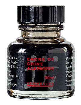 Fekete tinta kínai Sennelier – 125ml