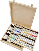 Olajfesték készlet Umton 36x20ml fa dobozban