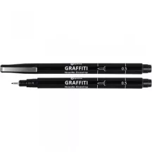 Írótoll Graffiti fekete 0.5mm