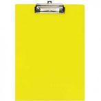 A4 sárga csíptetős tábla