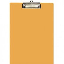 A4 narancssárga csíptetős tábla