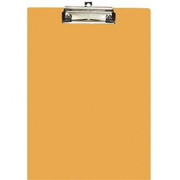 A4 narancssárga csíptetős tábla