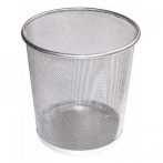 Metal szemétkosár 38x47cm, silver