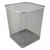 Metal szemétkosár 27x30cm, silver