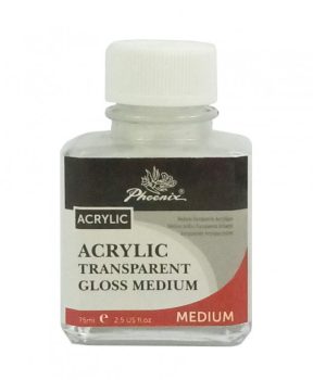Átlátszó médium és lakk akrilhoz 75ml