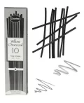 természetes charcoal Coates 10 pcs thin 3-4 mm