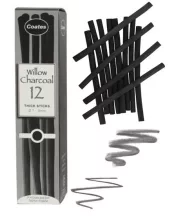 természetes charcoal Coates 12 pcs medium 7-9 mm