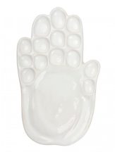 Porcelain palette for watercolor - hand