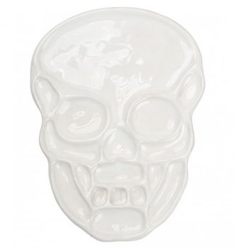 Porcelain watercolor palette - skull