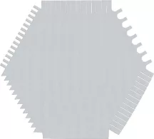 Acél fésű acél 06B
