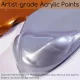 Meeden acrylic paint set 12x22ml metallic shades