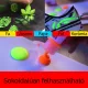 Set of liquid acrylic paints Meeden Fluid 6x60ml fluorescent