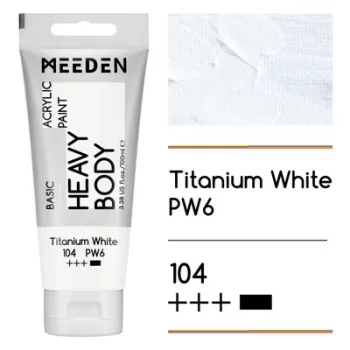 Akril paint Meeden 100ml – 104 Titánfehér