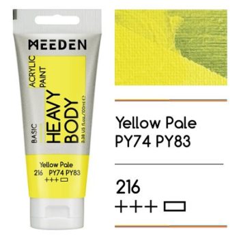 Akril paint Meeden 100ml – 216 Yellow Halvány