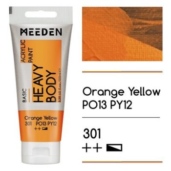 Akril paint Meeden 100ml – 301 Orange Yellow