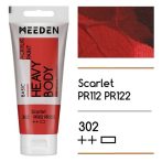 Akril paint Meeden 100ml – 302 Scarlet