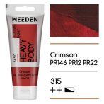 Akril paint Meeden 100ml – 315 Kármin
