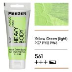 Akril festék Meeden 100ml - 561 Yellow Green világos