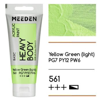 Akril festék Meeden 100ml - 561 Yellow Green világos