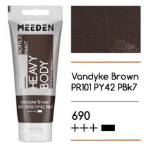 Akril festék Meeden 100ml - 690 Vandyke Brown