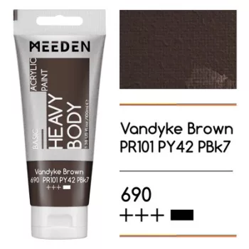 Akril festék Meeden 100ml - 690 Vandyke Brown