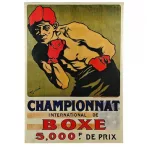 Festmény reprodukció 35x50cm – Championnat de Boxe