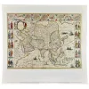 Reprodukciós nyomat 42x45cm – Map of Asia from 1662