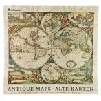 Kép reprodukció 42x45cm – Ancient Map of the World