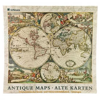 Kép reprodukció 42x45cm – Ancient Map of the World