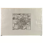 Reprodukciós nyomat 40x60cm – City of Villach in 1649