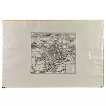 Reprodukciós nyomat 40x60cm – City of Villach in 1649