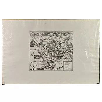 Reprodukciós nyomat 40x60cm – City of Villach in 1649