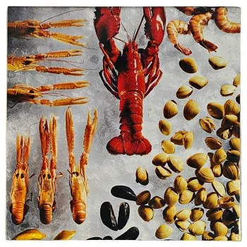 Kép reprodukció 28x28cm – Seafood