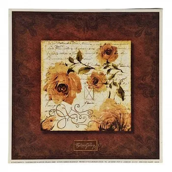 Reprodukciós festmény 18x18cm – Alicia