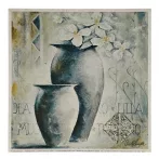 Reprodukciós festmény 18x18cm – Lilla