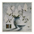 Reprodukciós festmény 18x18cm – Carmen