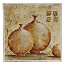 Reprodukciós festmény 18x18cm – Gubbio