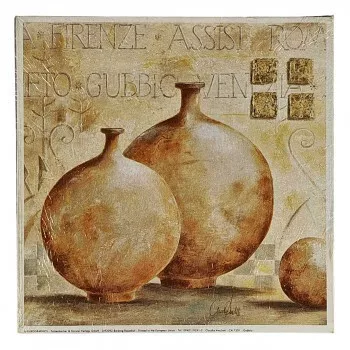 Reprodukciós festmény 18x18cm – Gubbio