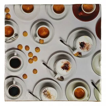 Reprodukció nyomat 28x28cm – Coffee Break