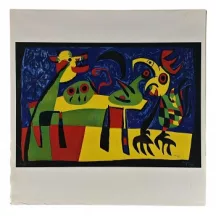 Művészeti nyomat 29.5x29.5cm – Miro: Abstraction