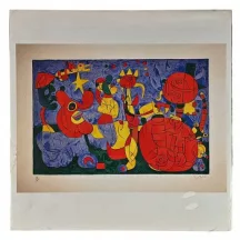 Reprodukció nyomat 29.5x29.5cm – Miro: Abstraction I